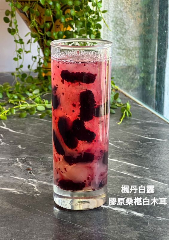 膠原桑椹白木耳露12包免運組