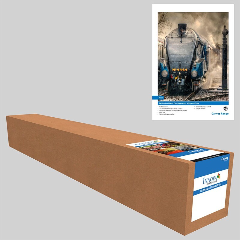 Exhibition Matte 100% Cotton Canvas 370