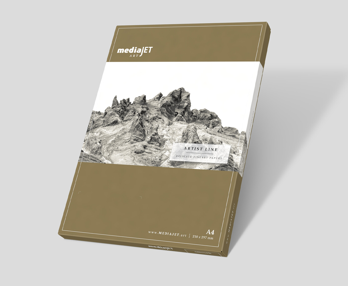 Litho White Matt Weiss mattes Inkjetpapier 230g, Format: A4 (50 Blatt)