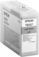 EPSON Tinte light schwarz 80.0ml T8507