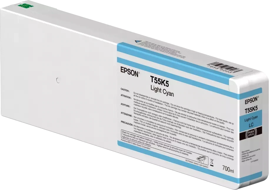EPSON Tinte light cyan 700ml T55K5