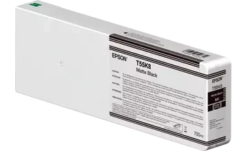 EPSON Tinte matt schwarz 700ml T55K80N (Neu)