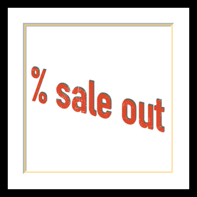 % SALE OUT
