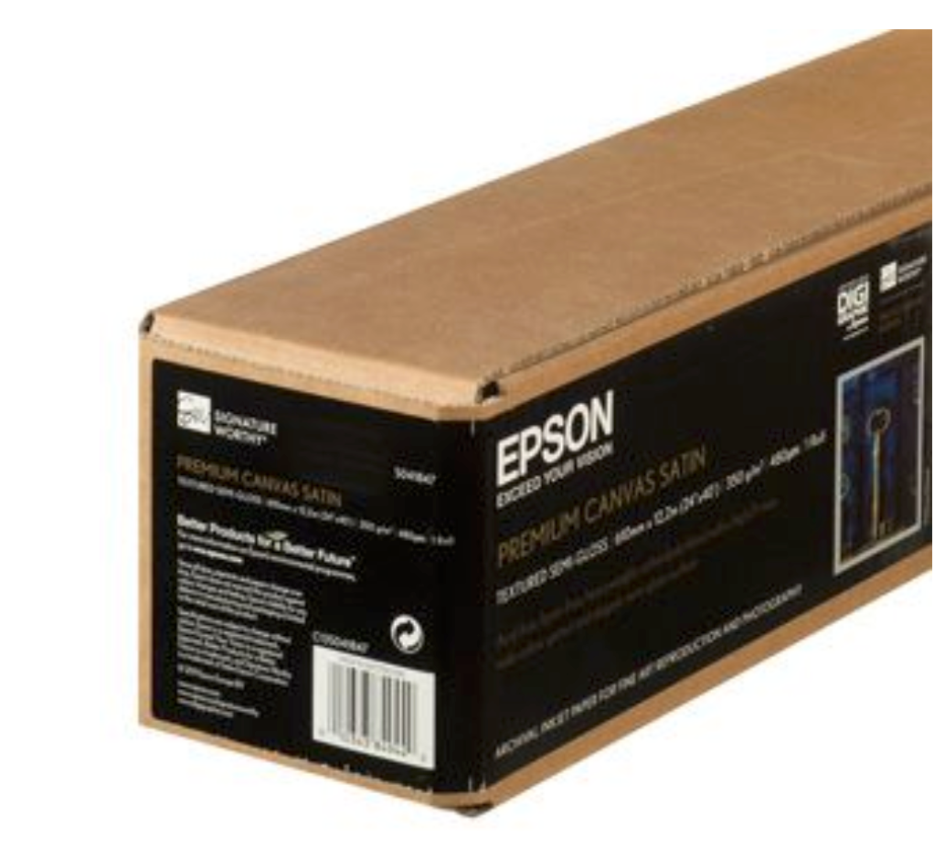 Premium Canvas Satin 350, Format: 17&quot; 0.432x15m Rolle