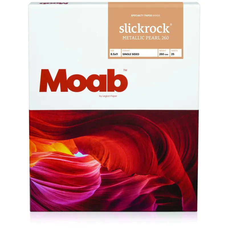Moab Slickrock Metallic Pearl 24&quot;x100`