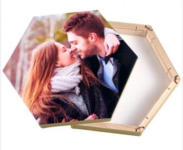 GOframe HEX 5" (12.7cm) Set à 36 Keilrahmenleisten