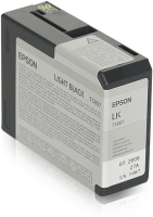 EPSON Tinte light schwarz 80.0ml T5807