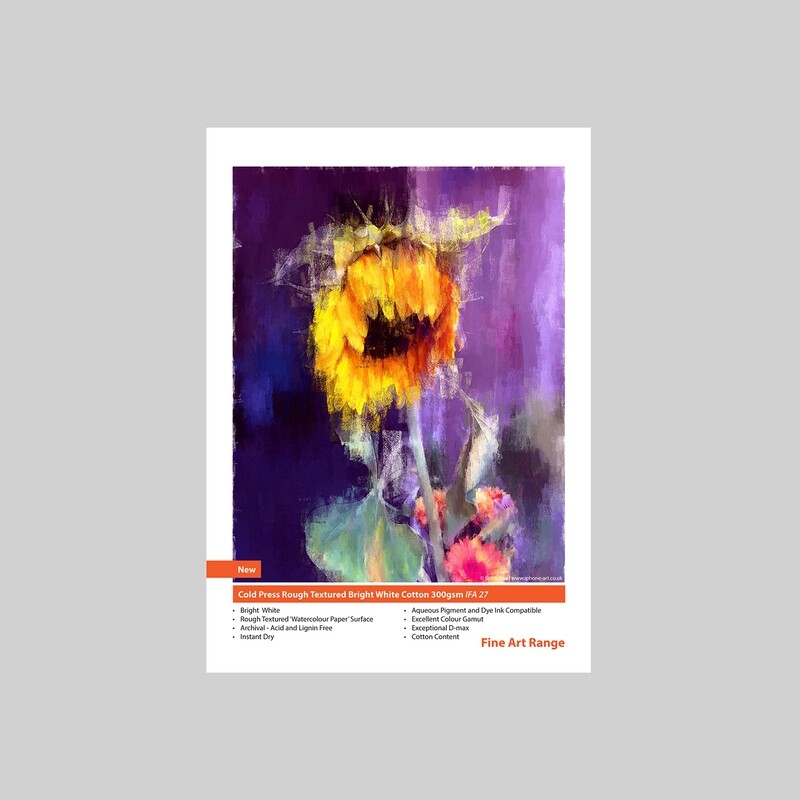 Cold Press Rough BW Cotton 300