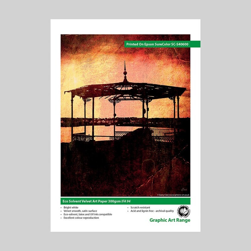 Eco Solvent Velvet Art Paper 300
