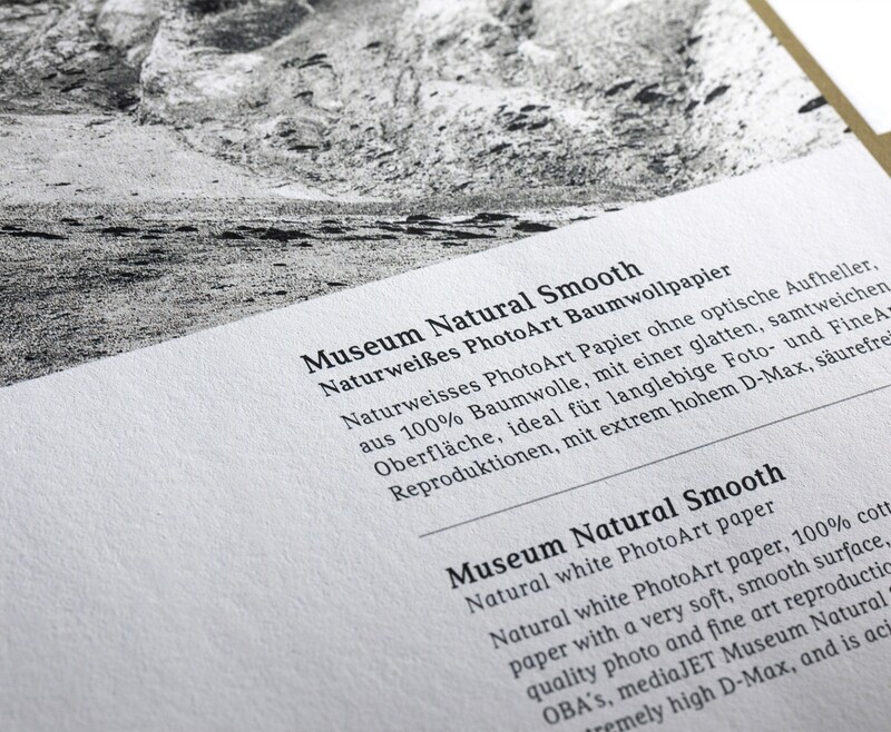 Museum Natural Smooth Naturweisses PhotoArt Baumwollpapier 310g