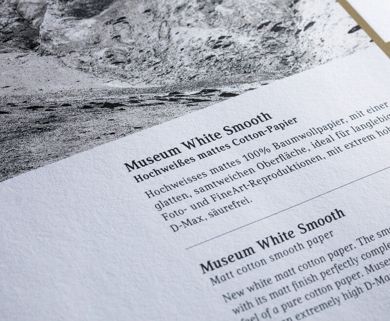 Museum White Smooth mattes Cotton-Papier 300g