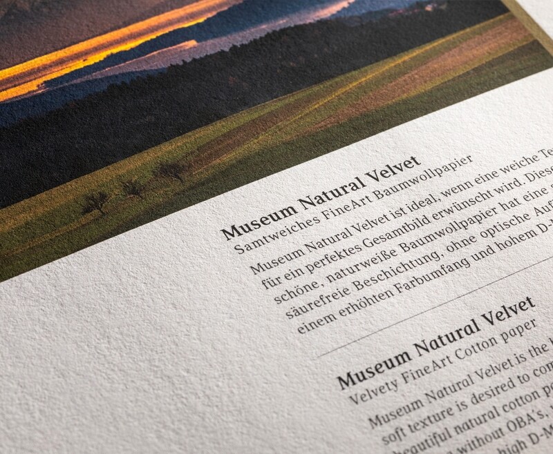 Museum Natural Velvet Samtweiches FineArt Baumwollpapier 300