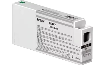 EPSON Tinte light schwarz 350ml T54X7