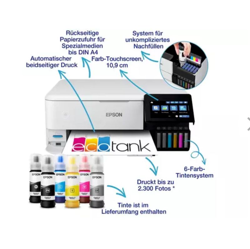 EPSON EcoTank-ET-8500 3in1 Cash Back Aktion