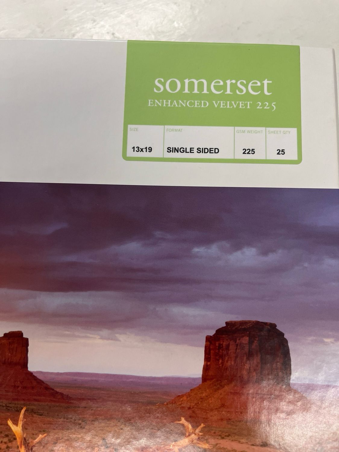 Moab Somerset Enhanced Velvet 225, A3P 25 Blatt