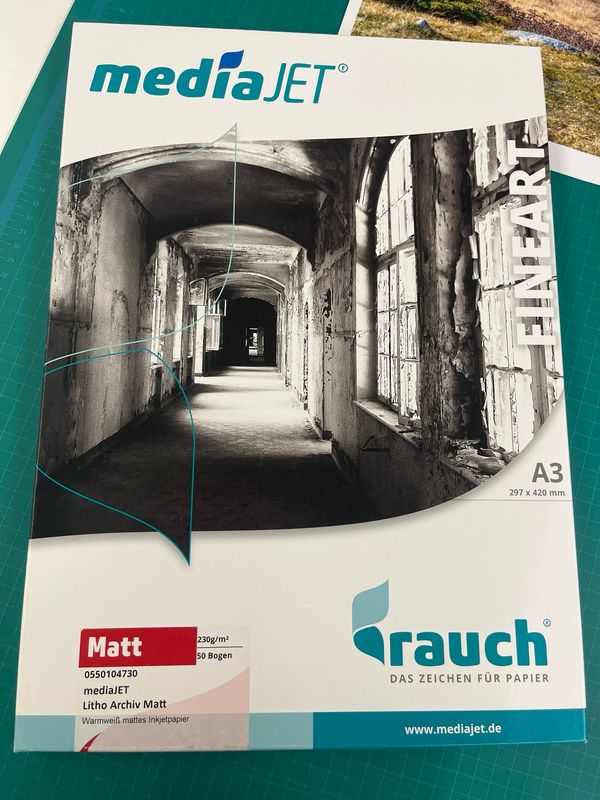 MediaJet Litho Archiv Matt warmweiss 230, 50 Blatt