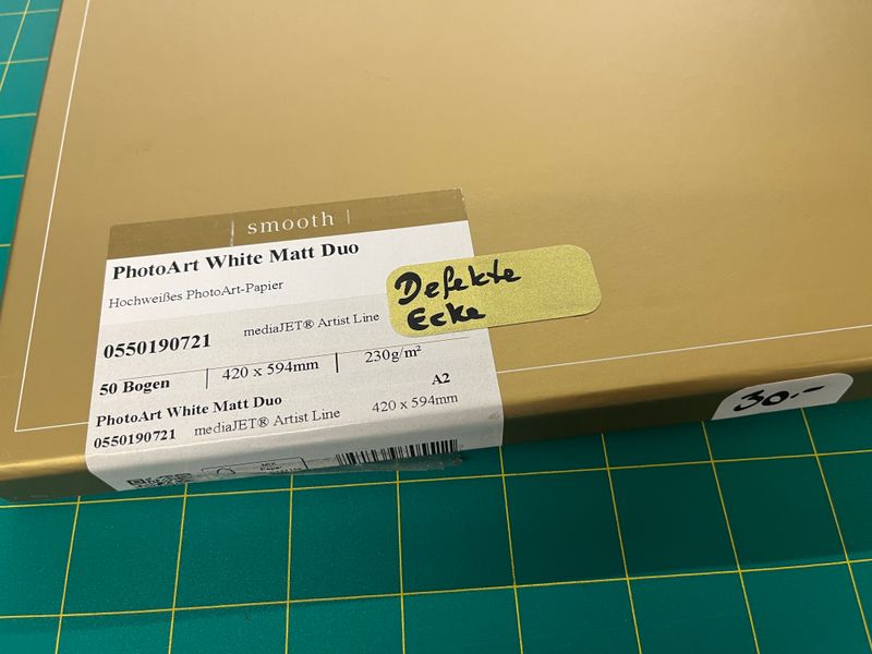 Mediajet PhotoArt White Matt Duo A2 230, 50 Blatt