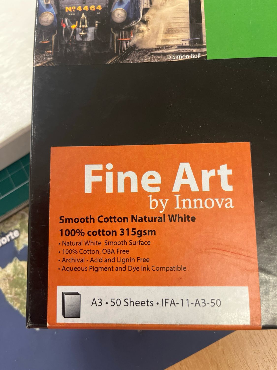 Smooth Cotton Natural White 315, A3+ 50 Blatt