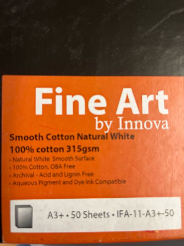 Smooth Cotton Natural White 315 A3P 50 Blatt