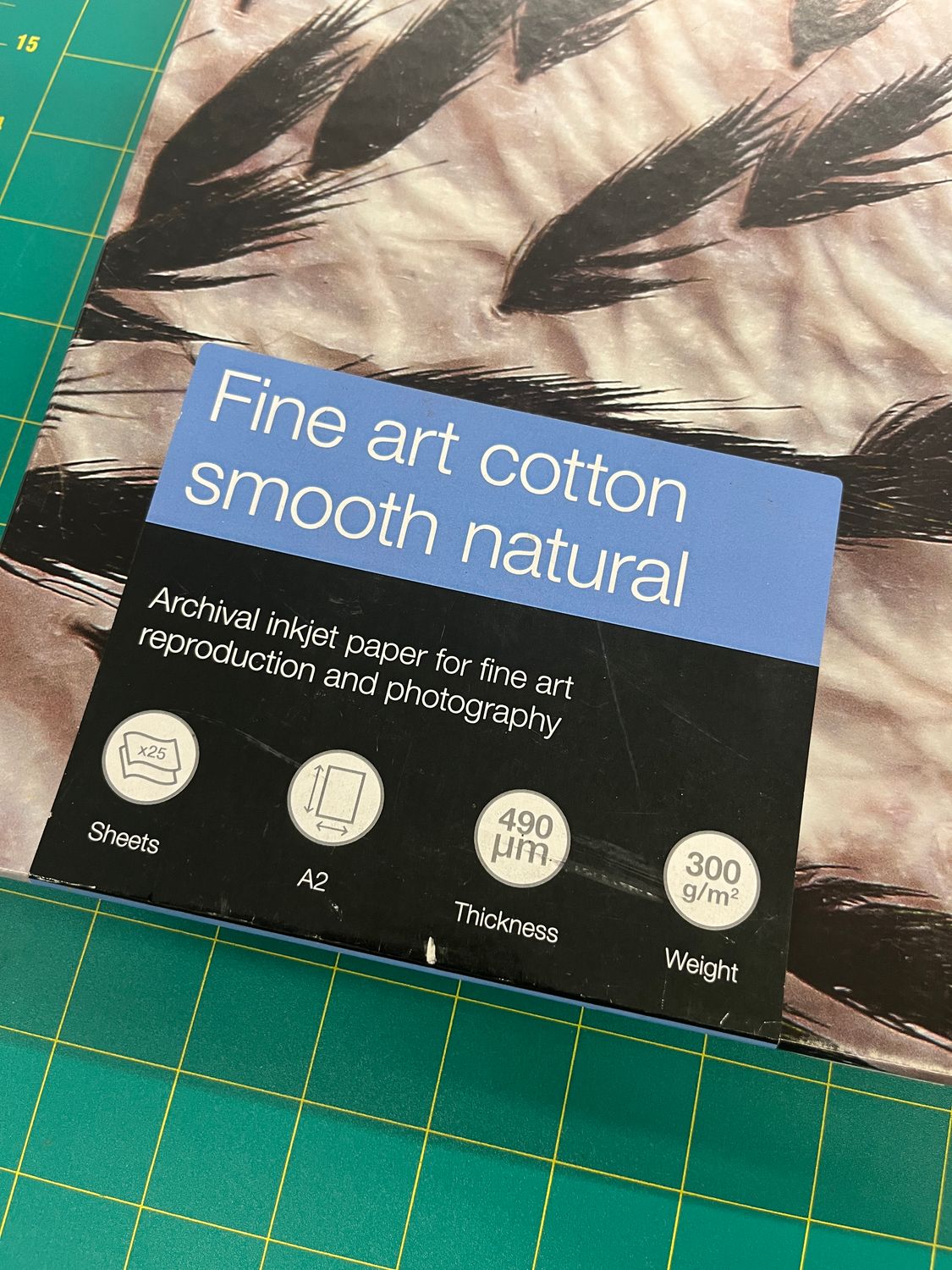 EPSON FineArt Cotton Smooth Natural 25 Blatt A2, 300g