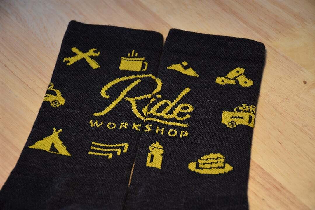 Ride Workshop 'Cake Ride' Wool Sock