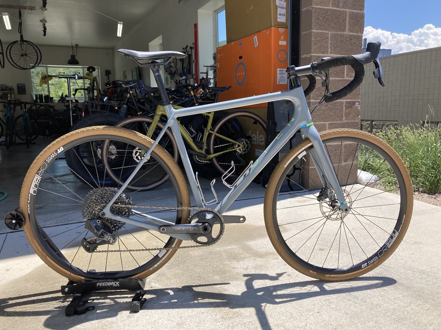 Open WIDE Small / Grey (DEMO) - SRAM Force AXS 1x12 speed Gravel Bike