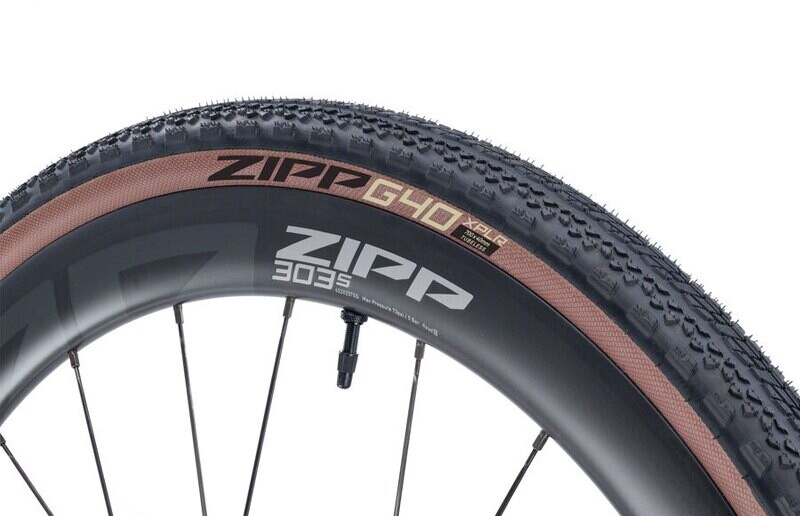 Zipp G40 XPLR Gravel Tire - 700 x 40, Tubeless, Black/Tan
