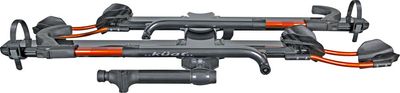 Kuat NV 2.0 Hitch Bike Rack - 2-Bike, 2&quot; Receiver, Metallic Gray/Orange