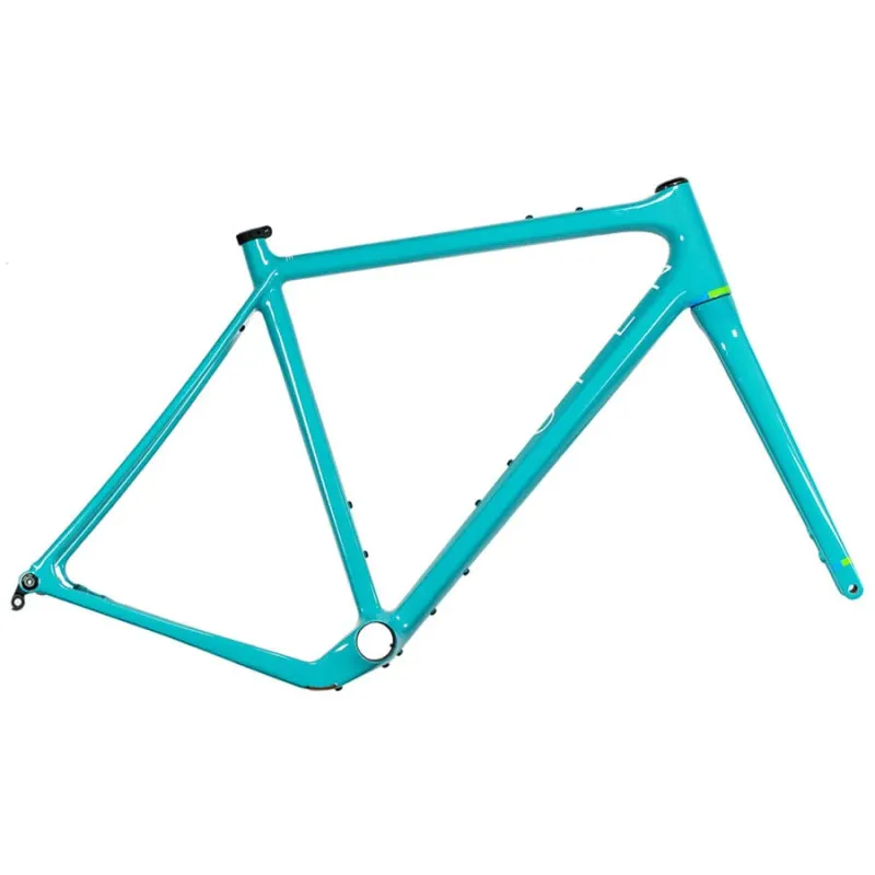 OPEN WIDE - MEDIUM / Turquoise Gravel Frameset with fork wi.de.