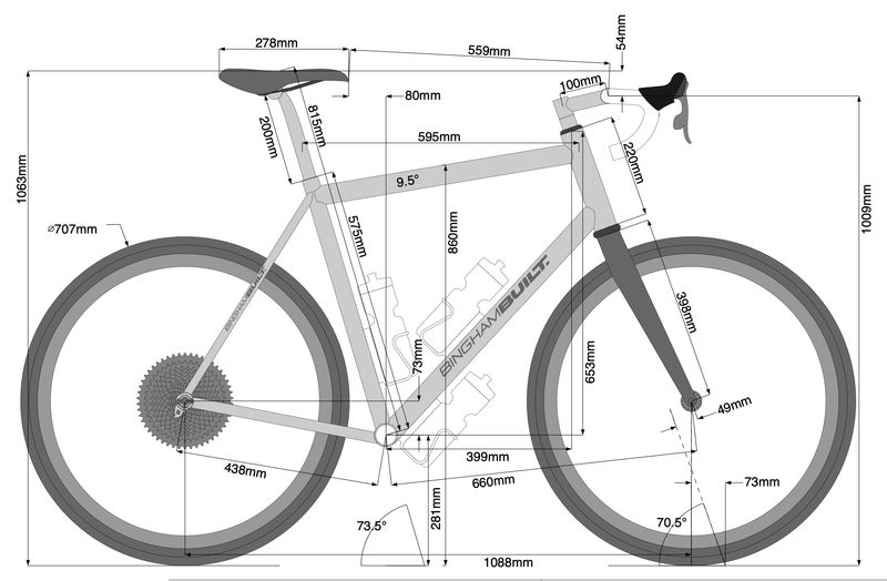 BUILT Titanium Gravel Bike XL - SRAM Rival AXS *DEMO*