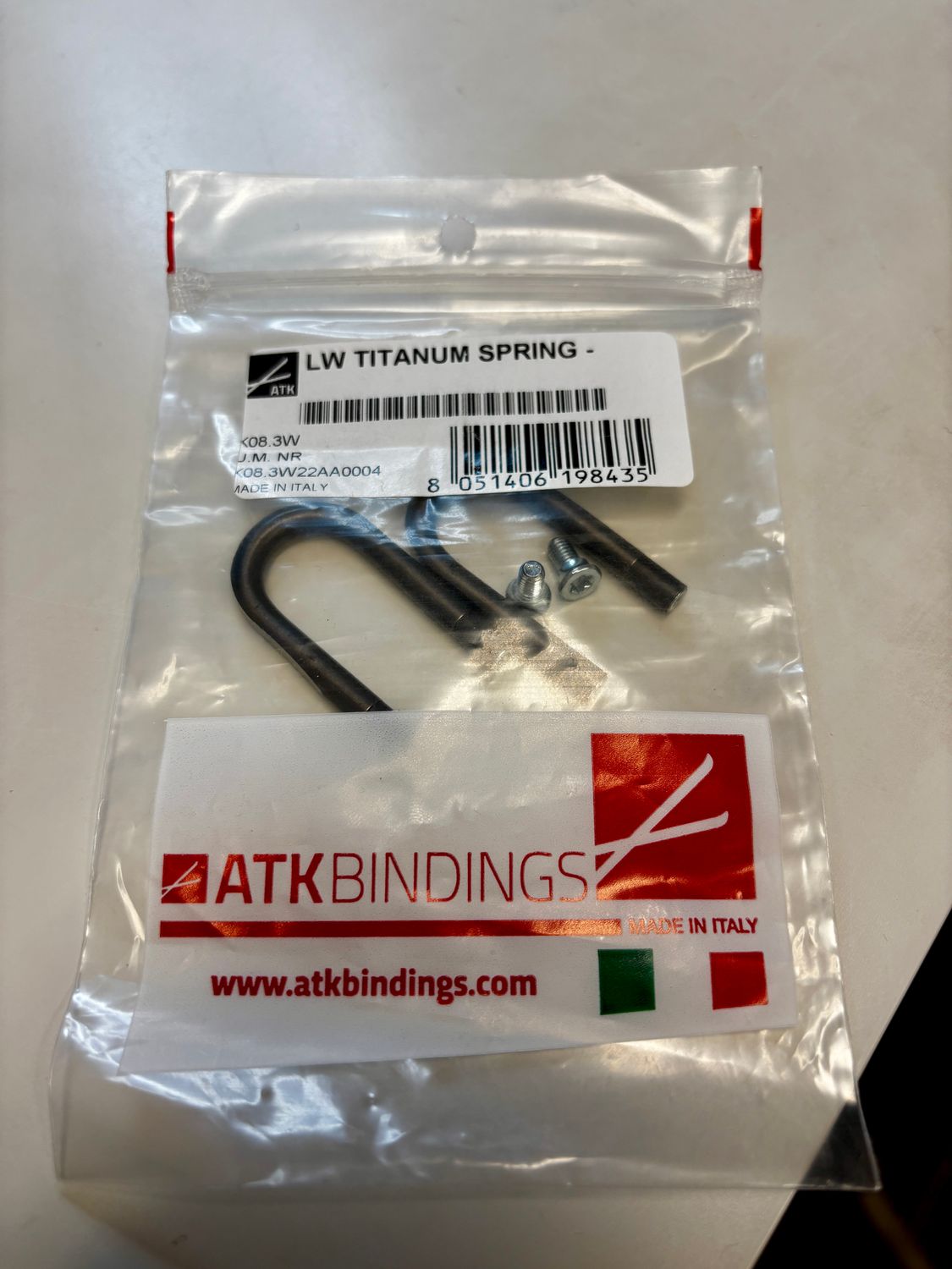 ATK Hagan Titanium U Springs LIGHTWEIGHT