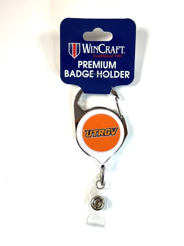 UTRGV Premium Retractable Badge Holder