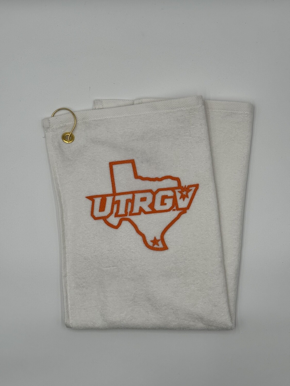 UTRGV - Texas Golf Towel - White