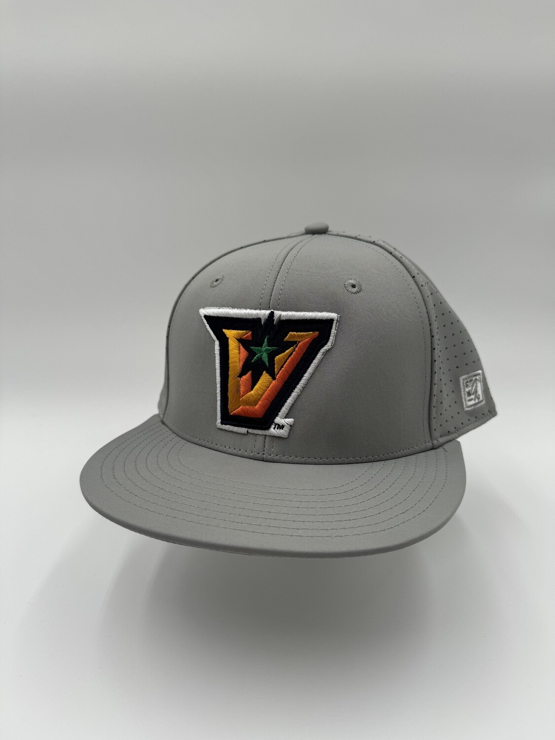 Puff &quot;V&quot; Logo The Game Cap - Grey
