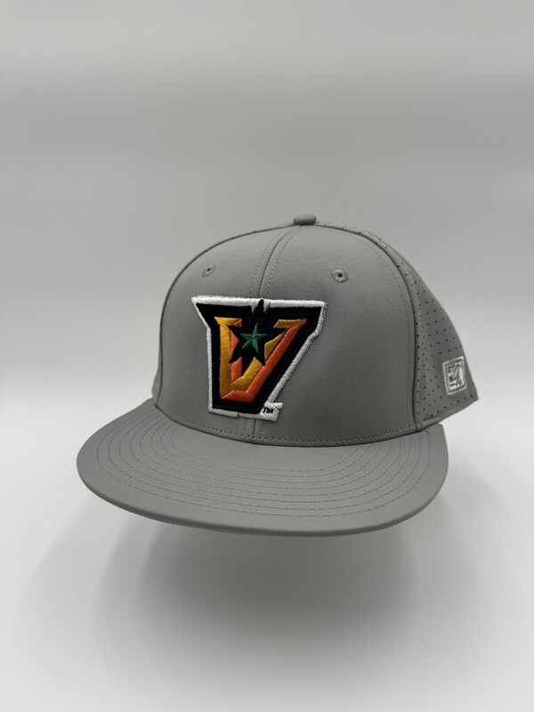 Puff &quot;V&quot; Logo The Game Cap - Grey