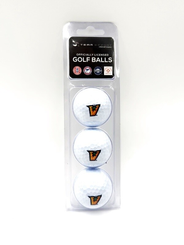 Vaqueros &quot;V&quot; 3 Pack Golf Ball Sleeve