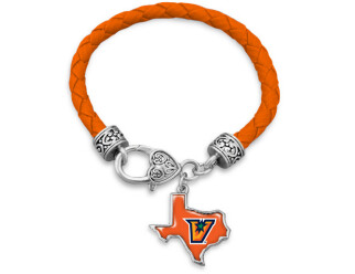 "V" Texas State of Mine Bracelet