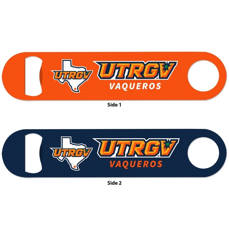 UTRGV Texas Vaqueros Metal Bottle Opener