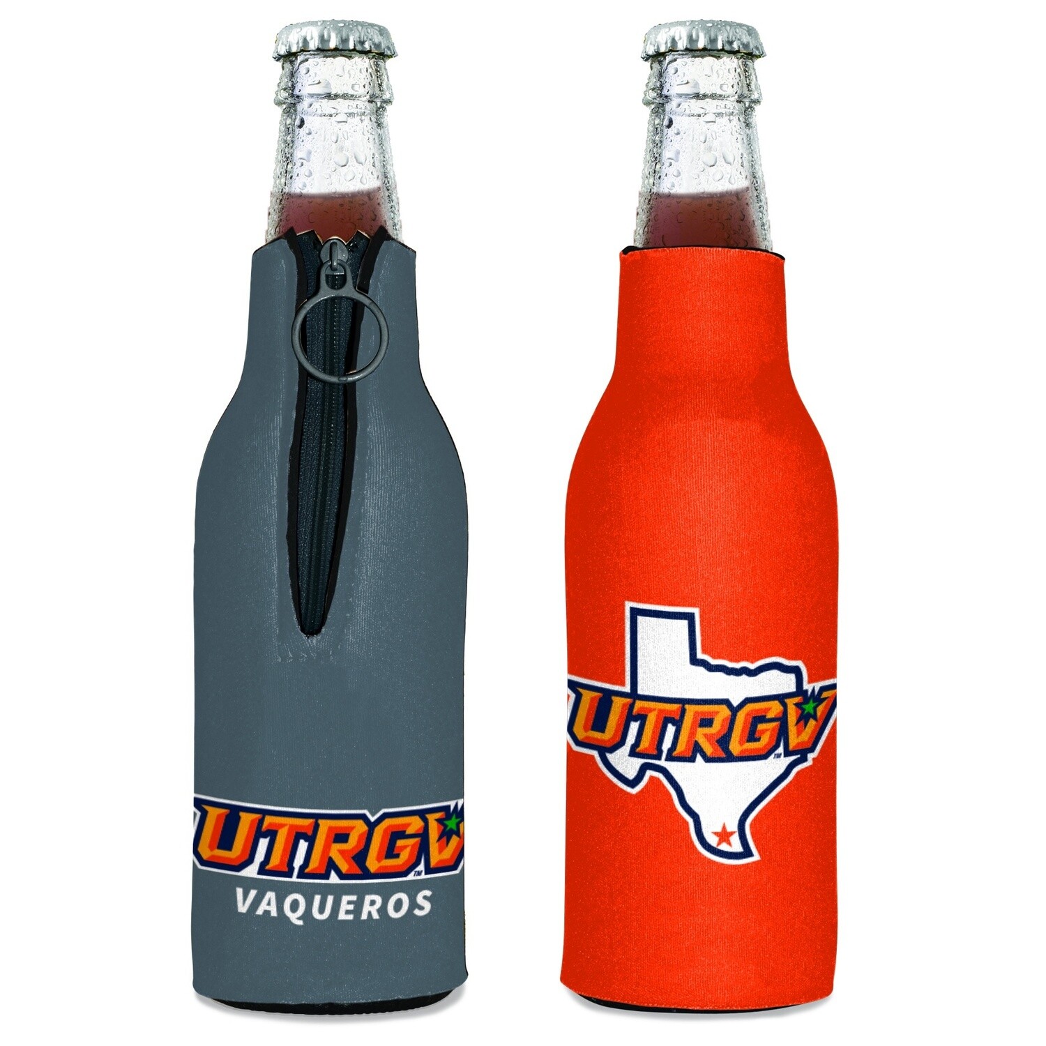 UTRGV-Texas Vaqueros  Double Sided  Bottle Koozie