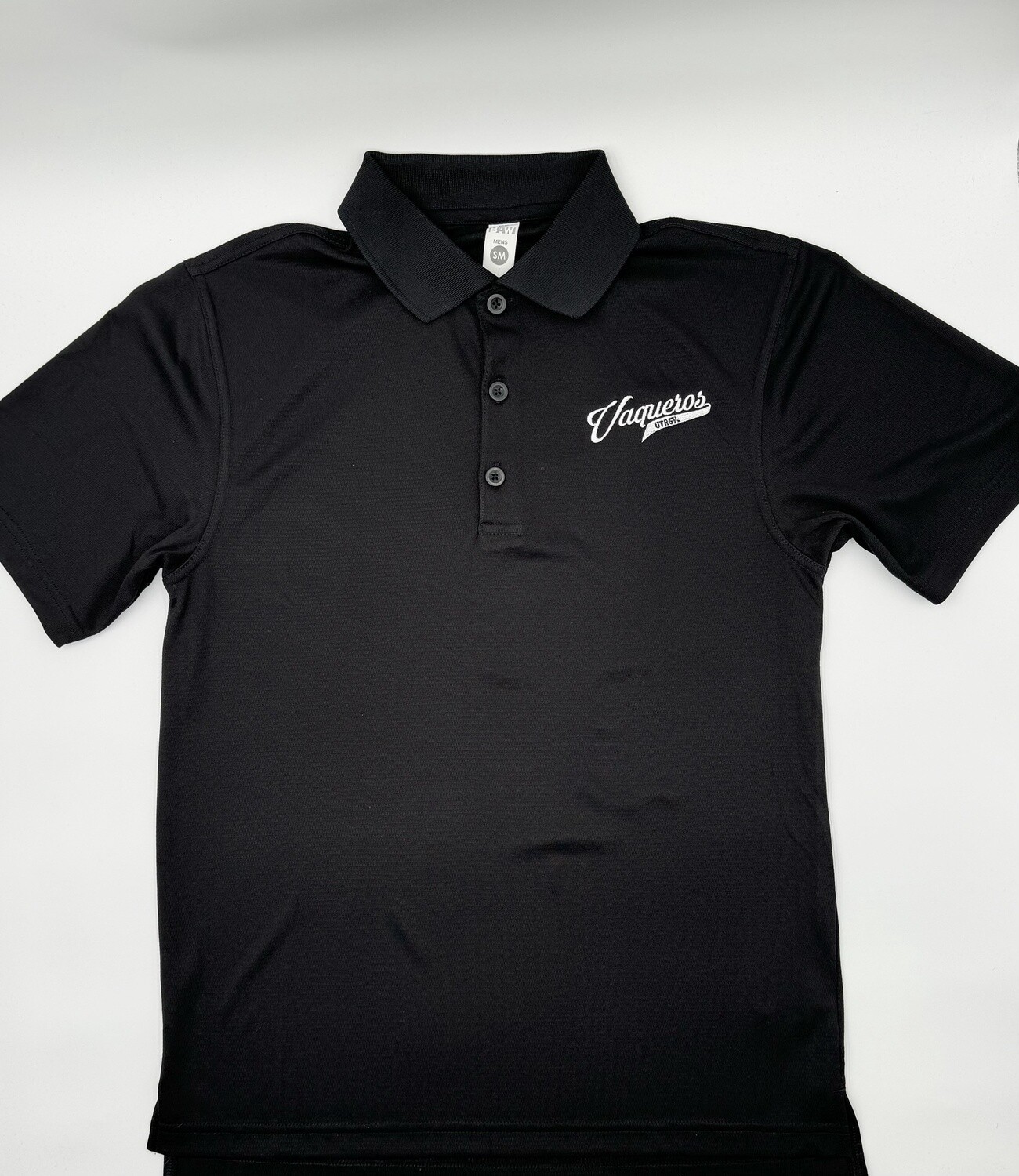 VAQUEROS Script Polo - Black