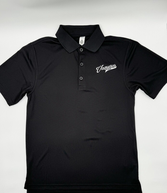 VAQUEROS Script Polo - Black