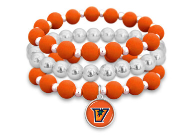 &quot;V&quot; Amanda Silicone Bracelet Stack