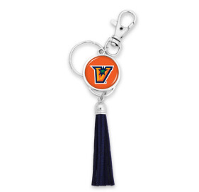 &quot;V&quot; Tassel Key Chain