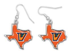 "V" Texas State of Mine Earrings