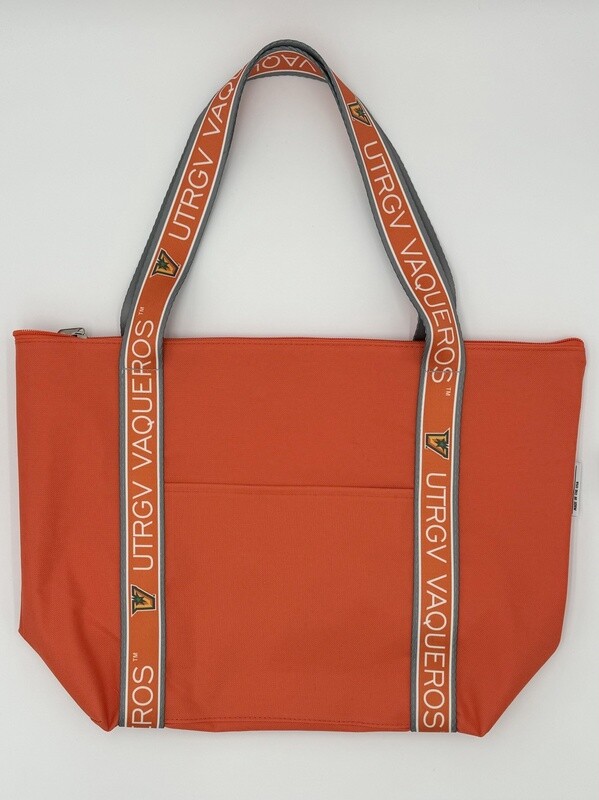 &quot;V&quot; Sophie Tote-Orange