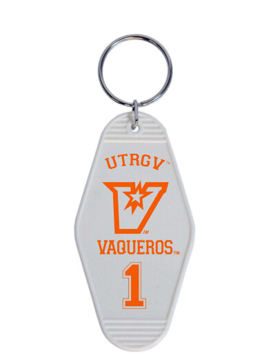 UTRGV Vaqueros Motel Keychain