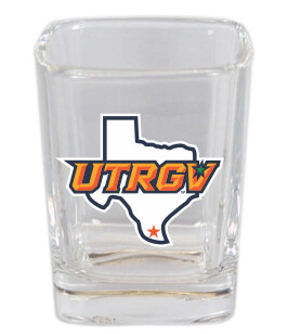 UTRGV-Texas Full Color Square  Shot Glass