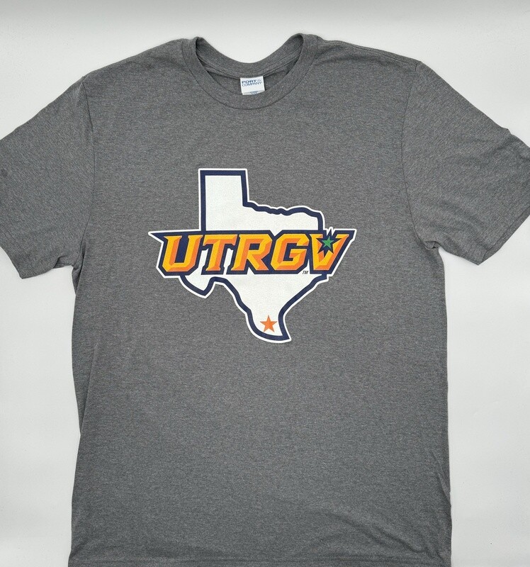 UTRGV-Texas Short Sleeve T-Shirt- Graphite Heather