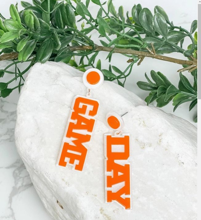 Game Day Statement Dangle Earrings