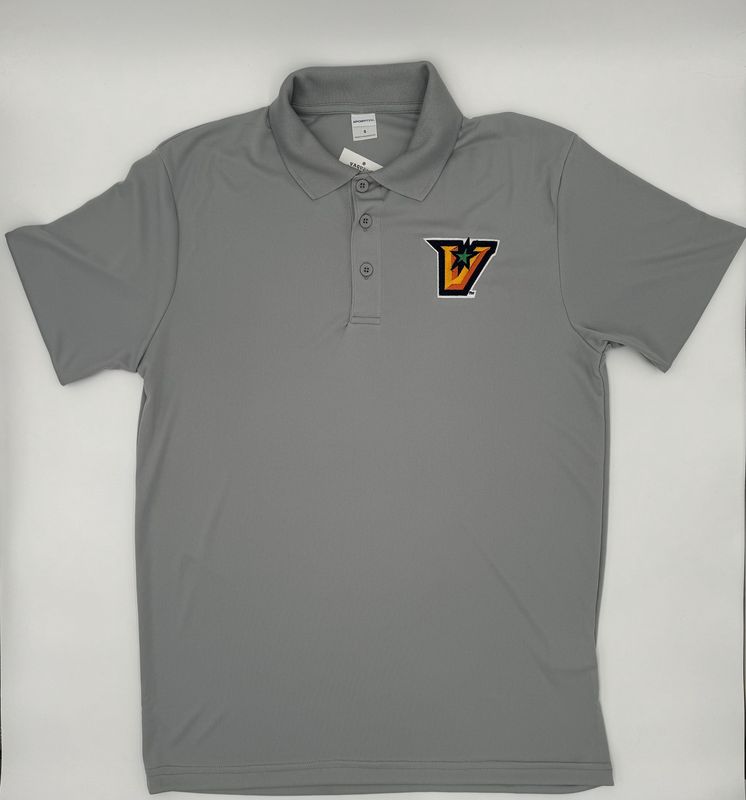 &quot;V&quot; Logo Polo - Silver